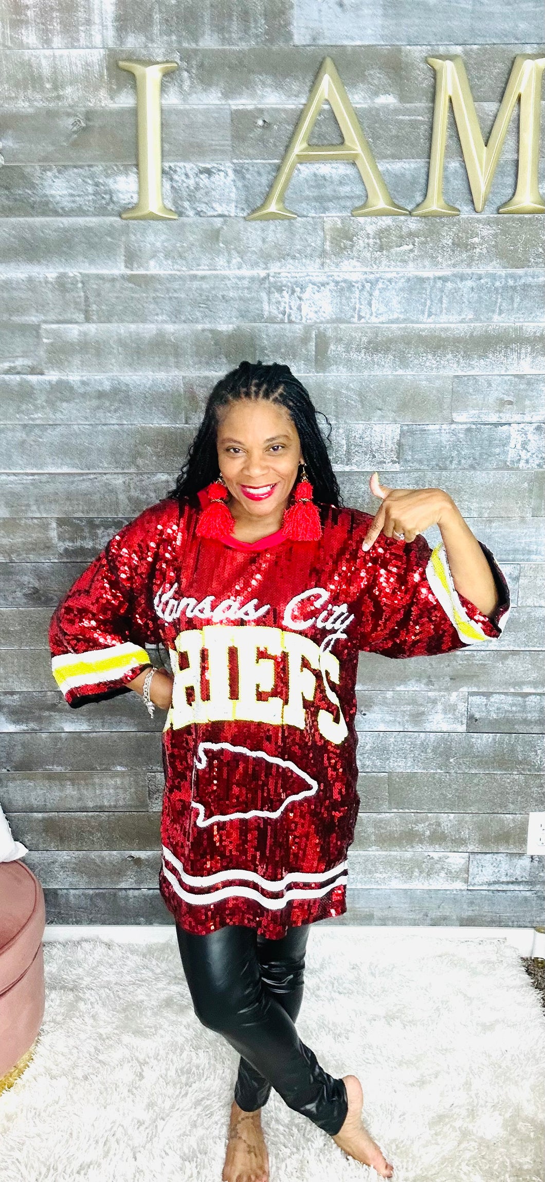 Ms. Chiefs Sequin Jersey