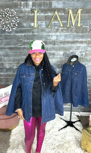 Ms. Super Cape Denim Jacket