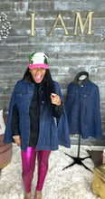 Load image into Gallery viewer, Ms. Super Cape Denim Jacket
