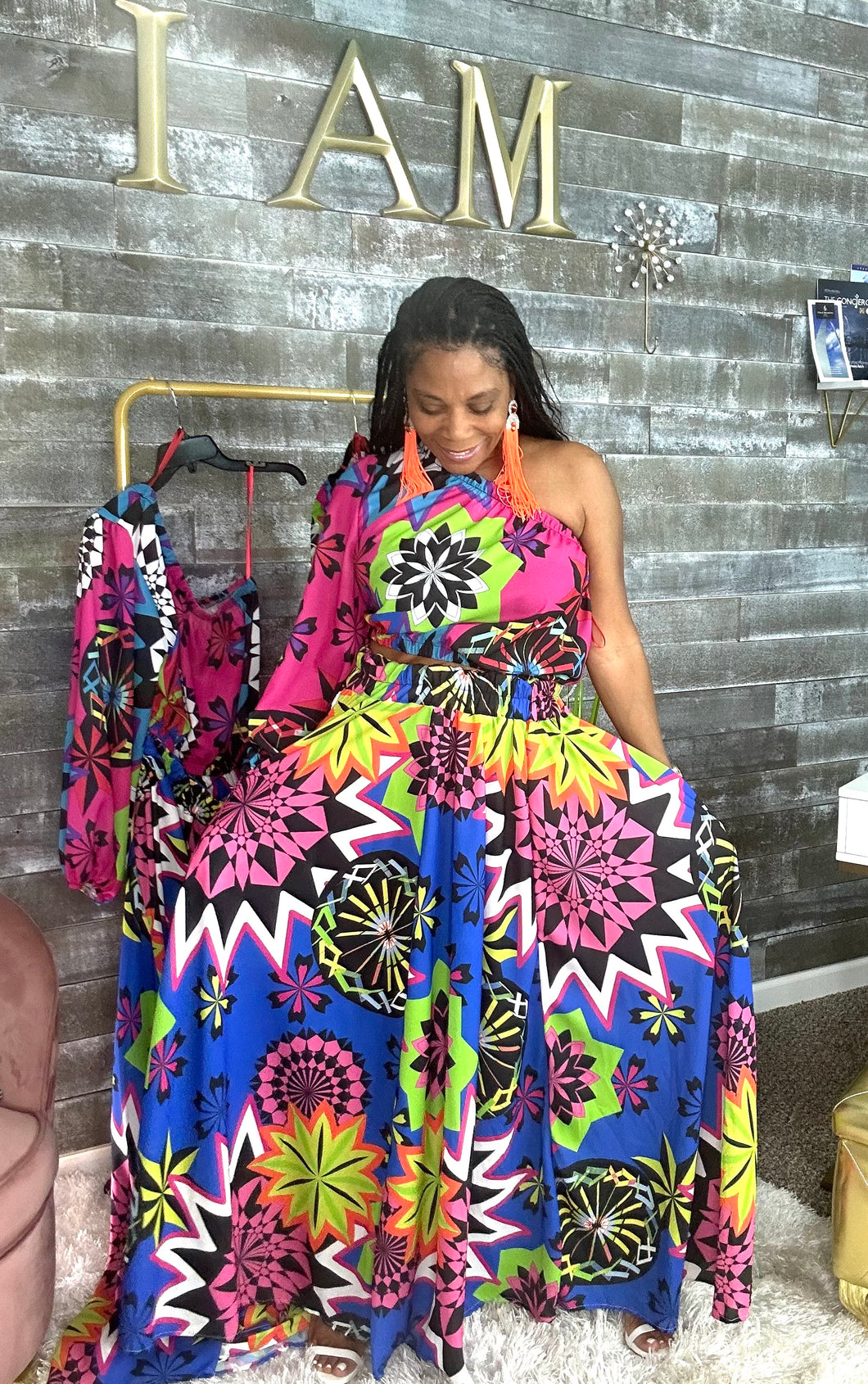 Ms. Saucy Multi Color Dress