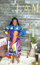 Load image into Gallery viewer, Ms. Pretty Sassy Multi Dress/Jacket
