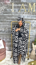 Load image into Gallery viewer, Ms. Ashanti 3 piece Set (Duster skirt &amp; head wrap included)
