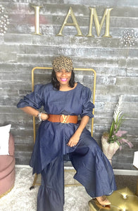 Ms. Phenomenal “Denim” 2 Piece Set